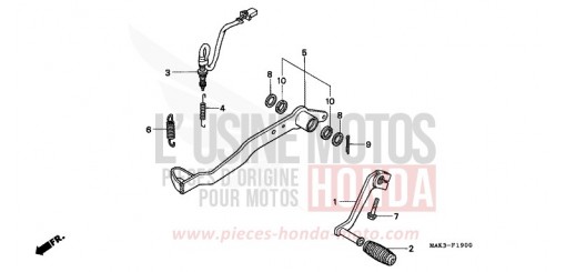 PEDALE FX650X de 1999